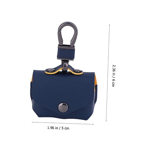 HOMOBABE Lederschutzhülle für Kopfhörer mit Metallschnappverschluss Schutzhülle für Ladebox Kompatibel pro Elegantes Design Schutz von HOMOBABE