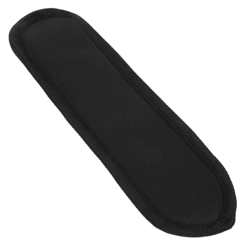 HOMOBABE Schulterpolster für Rucksack Verstellbares Schultergurtkissen mit Komfort Design Ergonomisch für Umhängetaschen Kamerataschen Gitarrengurte Schwarzes Polster von HOMOBABE