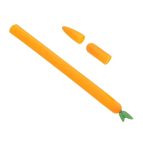 HOMOBABE Silikon Stifthülle für Pencil Hautfreundliche Karottenabdeckung Leicht Kompakt Schützend für Täglichen Gebrauch von HOMOBABE