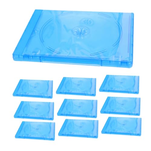 HOMOCONO 10 Stück CD Hüllen, Durchscheinende CD Verpackungsboxen, Durchscheinende CD Verpackungshülle, Kleine CD Aufbewahrungshülle, Austauschbare CD Hülle, Disc Aufbewahrungs Organizer, HOMOCONO 10 Stück CD Hüllen, Durchscheinende CD Verpackungsboxen, Durchscheinende CD Verpackungshülle, Kleine CD Aufbewahrungshülle, Austauschbare CD Hülle, Disc Aufbewahrungs Organizer, von HOMOCONO