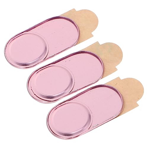 HOMOCONO Webcam-objektivabdeckungen Mit Sichtschutz Roségold Aluminiumlegierung Für Computer Laptops Mobiltelefone 3er-Pack von HOMOCONO