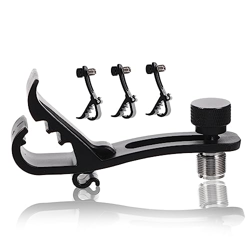 HOMOCONO 4 Stück Drum Rim Mikrofon Clips, Musikinstrument Trommel Clips, Stoßfester Trommel Clip, Mikrofonhalterung, Versorgung, Mikrofon Trommel Klemme, Mikrofonständer, Mikrofon Heber, HOMOCONO 4 Stück Drum Rim Mikrofon Clips, Musikinstrument Trommel Clips, Stoßfester Trommel Clip, Mikrofonhalterung, Versorgung, Mikrofon Trommel Klemme, Mikrofonständer, Mikrofon Heber, von HOMOCONO