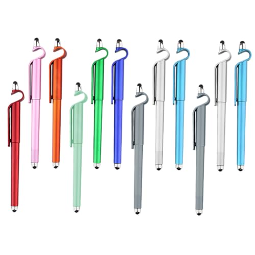 1 Satz 12 STK Handy Halter Stift Handyständer Gelstifte Schüler Stifte Touchscreen-stifte Mehrzweck Wie Studentischer Stift von HOMSFOU
