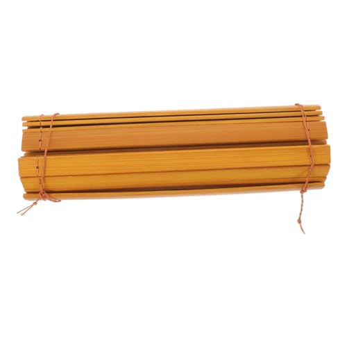 HOMSFOU 1 Bambus Gewebte Bambus Zeichnungszettel Blanko DIY Zeichnungszettel Vintage DIY Handgefertigtes Accessoire Pädagogisches Raumdekor Ästhetik Vintage von HOMSFOU