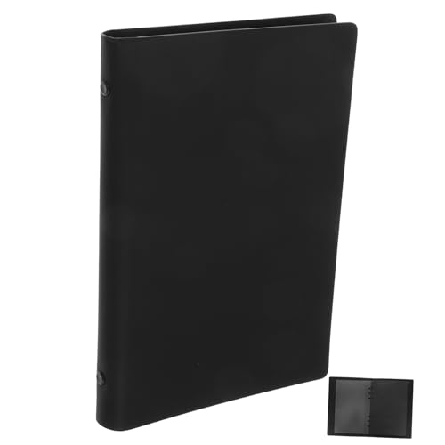 HOMSFOU 1 Loseblatt-notizbuch Spiralblock Leer Tasche Notizbuch Abdeckung Leeres Spiralblock Pu-notebookhülle Notizblöcke, Tagebuch Notizblock Lernen Notepad Cover Papier Black HOMSFOU 1 Loseblatt-notizbuch Spiralblock Leer Tasche Notizbuch Abdeckung Leeres Spiralblock Pu-notebookhülle Notizblöcke, Tagebuch Notizblock Lernen Notepad Cover Papier Black von HOMSFOU