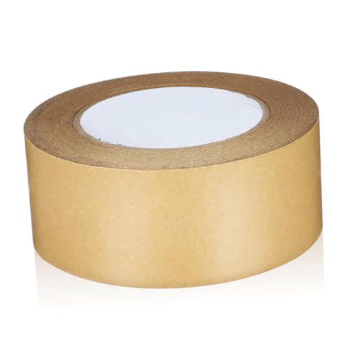 HOMSFOU 1 Rolle Klebeband aus Kraftpapier Versandband, Packband aus braunem Papier Hochleistungsklebeband zum Verpacken Papier Klebeband Bastelpapierband Yellow HOMSFOU 1 Rolle Klebeband aus Kraftpapier Versandband, Packband aus braunem Papier Hochleistungsklebeband zum Verpacken Papier Klebeband Bastelpapierband Yellow von HOMSFOU
