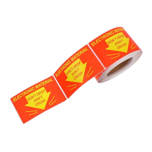 HOMSFOU 1 Rolle Versandaufkleber Kleinunternehmensbedarf Zerbrechliches Band Schifffahrtsbedarf Business -aufkleber Verpackungsetiketten Für Umzugskartons Klebeband Papier HOMSFOU 1 Rolle Versandaufkleber Kleinunternehmensbedarf Zerbrechliches Band Schifffahrtsbedarf Business -aufkleber Verpackungsetiketten Für Umzugskartons Klebeband Papier von HOMSFOU