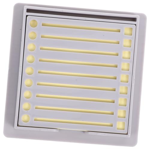 HOMSFOU 1 Satz Aufbewahrungsbox für Notizen Schreibwaren sortiert für Schreibtisch schlank Notizblock-Hülle kartenhalter bürozubehör Notizblockhalter Visitenkarteninhaber Abs Light Grey von HOMSFOU