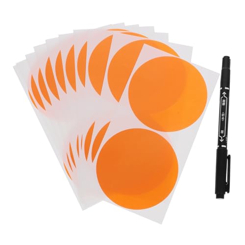 HOMSFOU 1 Satz Farbpunkt-aufkleber Kreis Flecken Farbgrößenaufkleber Klebrig Punktaufkleber Mit Farbcodierung Farbige Punktaufkleber Farbe Streifen Weiße Klebeetiketten Papier Orange HOMSFOU 1 Satz Farbpunkt-aufkleber Kreis Flecken Farbgrößenaufkleber Klebrig Punktaufkleber Mit Farbcodierung Farbige Punktaufkleber Farbe Streifen Weiße Klebeetiketten Papier Orange von HOMSFOU