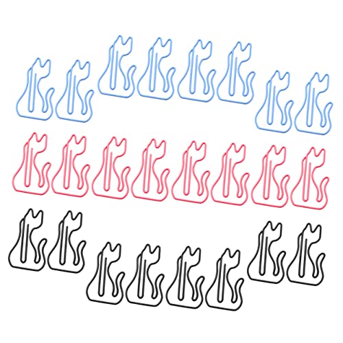 HOMSFOU 1 Satz Katzenpapierklamme Cartoon-büroklammer Katze Büroklammern Katzensachen Büroklammern Mit Tiermotiv Tiere Lustige Papierclips Tier-büroklammer Metall Zufällige Farbe 24 Stück HOMSFOU 1 Satz Katzenpapierklamme Cartoon-büroklammer Katze Büroklammern Katzensachen Büroklammern Mit Tiermotiv Tiere Lustige Papierclips Tier-büroklammer Metall Zufällige Farbe 24 Stück von HOMSFOU