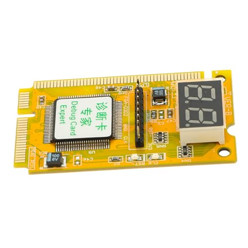 HOMSFOU 1 Satz Motherboard-testkarte Prüfen Hauptplatine Testen Motherboard-Tester Werkzeug Elektronisches Bauteil Orange von HOMSFOU