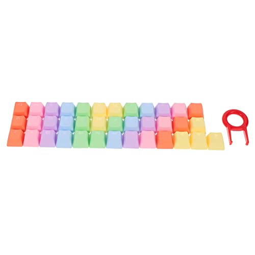 HOMSFOU 1 Satz Tastenkappe keycaps keyscaps Keyboard Abdeckung keycap Sets Schlüsselkappe Tastaturzubehör Tastatur- Tastaturschutz Tastatur versorgung Bunte Tastaturkappen pbt Yellow von HOMSFOU
