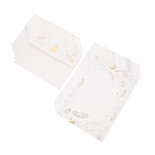 HOMSFOU 1 Set Partybedarf Briefpapier Ausgefallene Leere Umschläge Schule Pastell Schreiben Vintage Hochzeitsumschläge Festivalbedarf Tragbare Umschläge Kleine Umschläge Papier von HOMSFOU