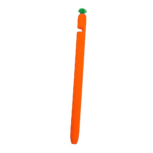 HOMSFOU 1 Stück Federmäppchen Kappe rutschfeste Stifthülle Tipps Ich Abdeckung Schwarz Präzise Graviert Praktische Stifthülle Fall Griff Eingabestift Für Etui Schützend Orange von HOMSFOU