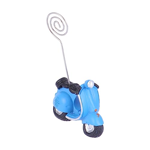 HOMSFOU 1 Stück Geschäftskartenhalter Memo-clip Bildhalter Rustikaler Fotocliphalter Desktop -stand Fotohalter Tischdeckenklammern Hochzeitsbedarf Clips Inhaber Der Tabellennummer Blue von HOMSFOU