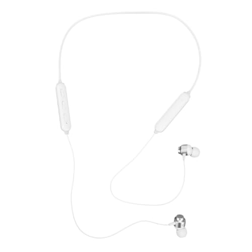 HOMSFOU 1 Stück Magnetischer Kopfhörer Wireless Headphones Wireless Earphones Kopfhörer drahtlos Laufen Band gehörschutzstöpsel Ohrstöpsel Halter-Ohrhörer mit Zwei Griffen Weiß von HOMSFOU