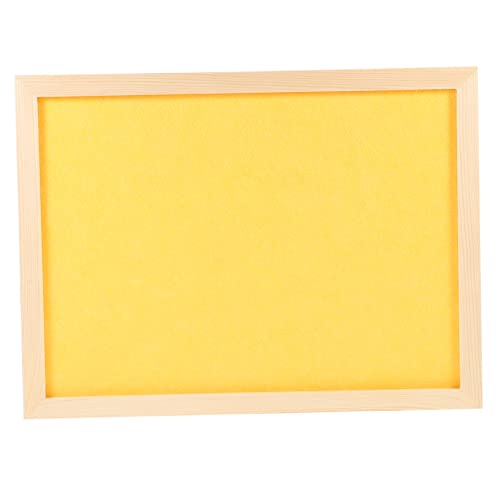 HOMSFOU 1 Stück Pinnwand Aus Kork Klassenzimmer Zeichnung Für Kindertagesstätte Erste Fototafel Pinnwandfliesen Aus Filz Ankündigungsbrett Dekoratives Bulletin -brett Holz Gelb HOMSFOU 1 Stück Pinnwand Aus Kork Klassenzimmer Zeichnung Für Kindertagesstätte Erste Fototafel Pinnwandfliesen Aus Filz Ankündigungsbrett Dekoratives Bulletin -brett Holz Gelb von HOMSFOU