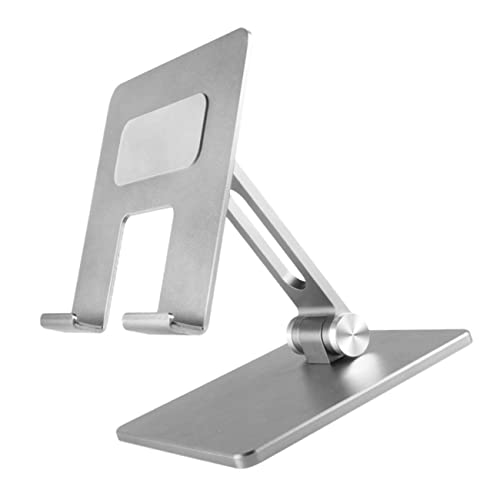 HOMSFOU 1 Stück Tablet-Ständer Portable Laptop Stand arbeitsböcke verstellbar Computer Stand Laptop-Riser aus Aluminium Laptopständer Laptophalter Computerständer Straßen Legierung Silver von HOMSFOU