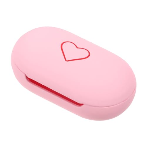 HOMSFOU 1 Stück knospen2 Harte Schale kopfhörer schutzüberzüge kopfhörer schutzüberzug Buds Hartschale Ohrhörer Praktischer Kopfhörerhalter praktische Kopfhörertasche STK Rosa von HOMSFOU