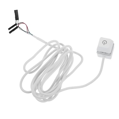 HOMSFOU 1.65M Externer PC Netzschalter Individuell Anpassbarer Computerleistungsschalter für Desktop Pcs Langlebig mit Elegantes Design für Einfachen Zugriff von HOMSFOU
