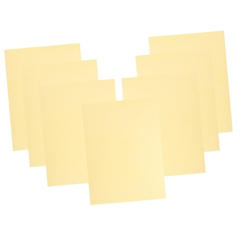 HOMSFOU 10 Blatt Bastelschaumbrett bastel materialien werbetafel Blankschaumplatte leimspachtel bubble Basteln schwarze Schaumstoffplatten große Schaumstoffplatte Eva-Schaumplatten Yellow von HOMSFOU
