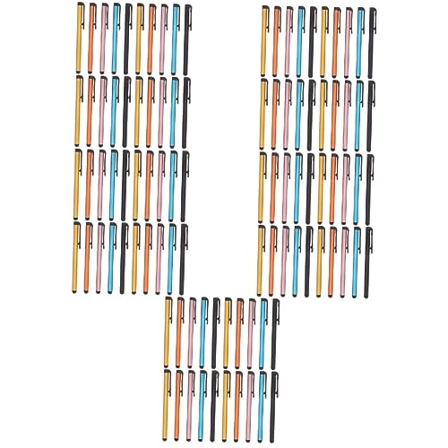 HOMSFOU 100 STK bequemer Stylus-Stift Pen für Tablet Stift für Tablet touchpen Smartphone-Stift Telefon Eingabestift kapazitiver Eingabestift tragbarer Bildschirmstift Aluminiumlegierung von HOMSFOU