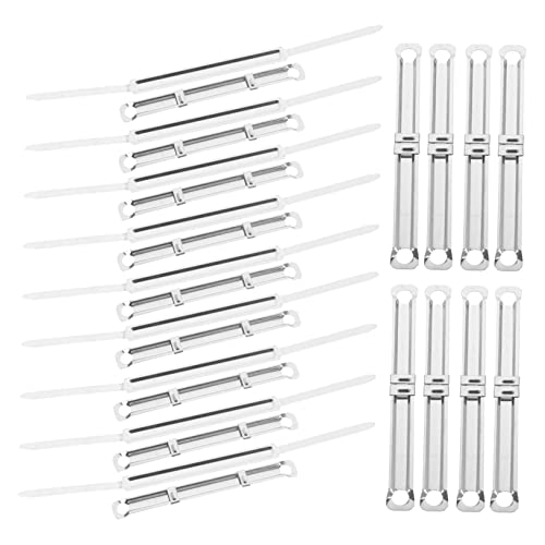HOMSFOU 100 Stück Bindeclip aus Metall Büroklammern kleine Heftklammern Ordner Zubehör Lose Blattbindemittel Loch Gold Bindeklammern Planer Binder Papiermechanismus Silver HOMSFOU 100 Stück Bindeclip aus Metall Büroklammern kleine Heftklammern Ordner Zubehör Lose Blattbindemittel Loch Gold Bindeklammern Planer Binder Papiermechanismus Silver von HOMSFOU