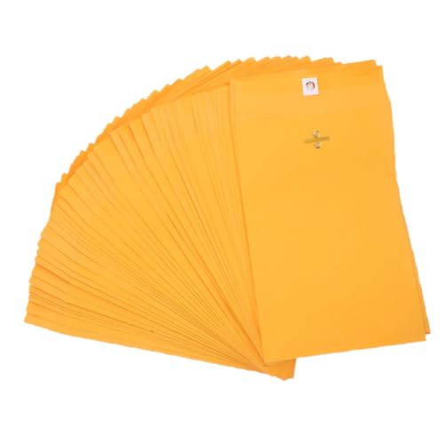 HOMSFOU 100 Stück Schnallenumschlag goldene Umschläge große Umschläge große Manillaumschläge Briefumschläge im Letter-Format Münzumschlag Miniumschläge Kraftpapier Yellow HOMSFOU 100 Stück Schnallenumschlag goldene Umschläge große Umschläge große Manillaumschläge Briefumschläge im Letter-Format Münzumschlag Miniumschläge Kraftpapier Yellow von HOMSFOU
