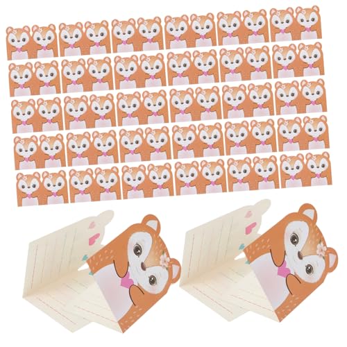 HOMSFOU 100 Stück Sika-Hirsch-Grußkarte Katzen Notizbuch Wählen Sie kleine Kisten für Snacks Hefte für die Schule Dankeskarten zur Hochzeit mit Umschlägen Papier Orange HOMSFOU 100 Stück Sika-Hirsch-Grußkarte Katzen Notizbuch Wählen Sie kleine Kisten für Snacks Hefte für die Schule Dankeskarten zur Hochzeit mit Umschlägen Papier Orange von HOMSFOU