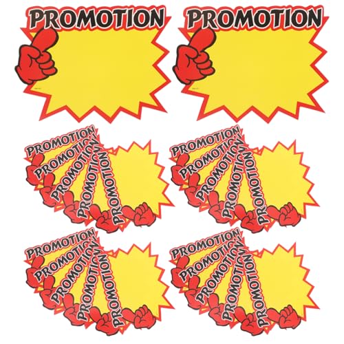 HOMSFOU 100 Stück schild Preisschild Aufkleber Flohmarktpreisaufkleber Decke für Einzelhandelsschilder kleine Einzelhandelsschilder 230g weißer Karton Yellow HOMSFOU 100 Stück schild Preisschild Aufkleber Flohmarktpreisaufkleber Decke für Einzelhandelsschilder kleine Einzelhandelsschilder 230g weißer Karton Yellow von HOMSFOU