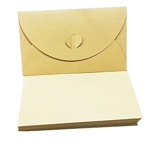 HOMSFOU 100Stücke Kraftpapier Umschläge Mit Herzverschluss Vintage Postkarten Visitenkartenhalter DIY Aufbewahrungslösung Für Und Bastelprojekte HOMSFOU 100Stücke Kraftpapier Umschläge Mit Herzverschluss Vintage Postkarten Visitenkartenhalter DIY Aufbewahrungslösung Für Und Bastelprojekte von HOMSFOU