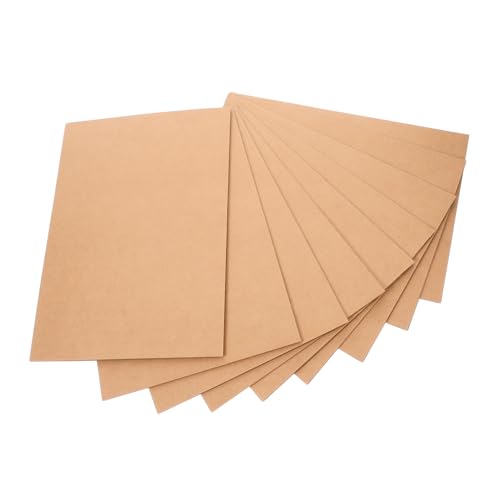 HOMSFOU 10Stücke Ordner aus Kraftpapier Einsteckmappen für Dokumente Einfacher Dokumentenhalter für Büro Schule und Zuhause für Organisation Wichtiger von HOMSFOU