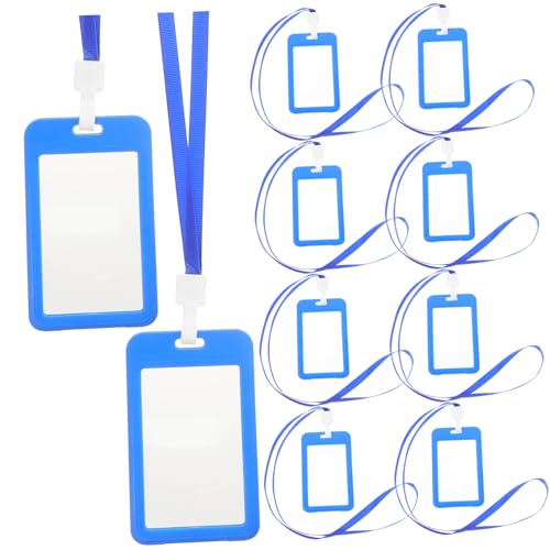 HOMSFOU 10Stücke Teiliges Lanyards mit Kartenhalter Wiederverwendbare Id Abzeichenhülle für Büro Schule und Veranstaltungen Transparent für Ausweise und Karten HOMSFOU 10Stücke Teiliges Lanyards mit Kartenhalter Wiederverwendbare Id Abzeichenhülle für Büro Schule und Veranstaltungen Transparent für Ausweise und Karten von HOMSFOU