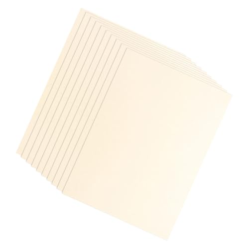 HOMSFOU 15 Blatt Ehrenurkundenpapier Druckerpapier aus Karton Schrottbuchpapier Blanko-Zertifikate Urkundenpapier zum Ausdrucken legales Druckerpapier Kartonpapier Beige von HOMSFOU