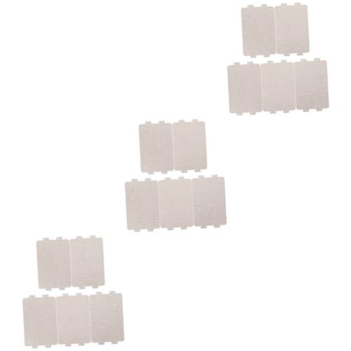 HOMSFOU 15 Stück Blatt Mikrowellen-glimmerflocken Mikrowellengeschirr Hitzebeständige Platte Glimmerpapier Anti-fettig HOMSFOU 15 Stück Blatt Mikrowellen-glimmerflocken Mikrowellengeschirr Hitzebeständige Platte Glimmerpapier Anti-fettig von HOMSFOU