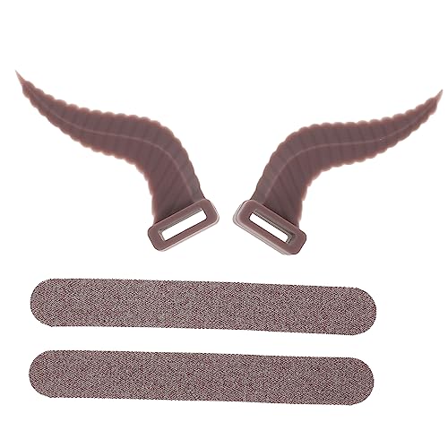 HOMSFOU 1Paar Ohrhorn Kopfhörer Dekoration für Halloween Kreatives für Headsets aus Flexiblem Leicht zu Installieren für Gaming Cosplay Langlebig HOMSFOU 1Paar Ohrhorn Kopfhörer Dekoration für Halloween Kreatives für Headsets aus Flexiblem Leicht zu Installieren für Gaming Cosplay Langlebig von HOMSFOU