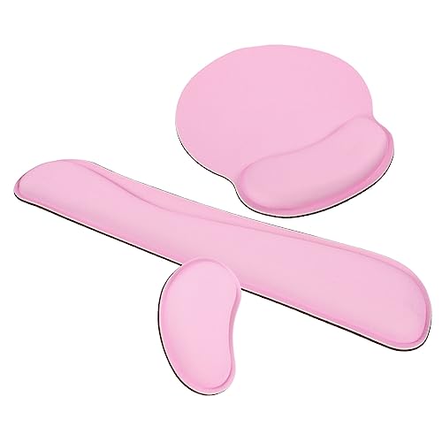 HOMSFOU 1Satz Ergonomisches Mauspad mit Handgelenksstütze aus Memory Büro und Gaming Farbgebung Druck das Handgelenk Einfach zu Bedienen von HOMSFOU