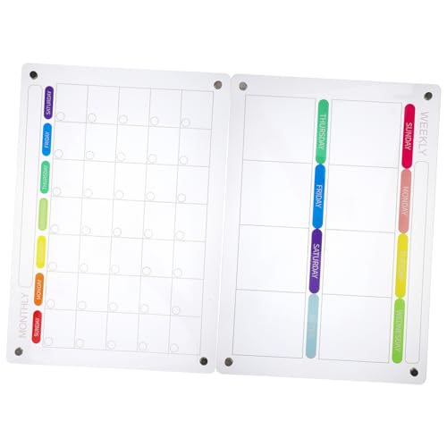 HOMSFOU 1Satz Magnetische Memo Schreibtafel Mit Stift Abwischbare Kühlschranktafel Dekorative Planungstafel Für Nachrichten Und Notizen Für Büro Und Zuhause von HOMSFOU