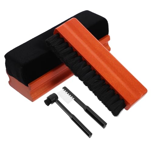 HOMSFOU 1Satz Reinigungsset für Schallplatten Teiliges Set mit Holzbürste Veloursreiniger Kleinen Rundbürsten für Tiefenreinigung von Plattenspielern CD DVD Playern HOMSFOU 1Satz Reinigungsset für Schallplatten Teiliges Set mit Holzbürste Veloursreiniger Kleinen Rundbürsten für Tiefenreinigung von Plattenspielern CD DVD Playern von HOMSFOU