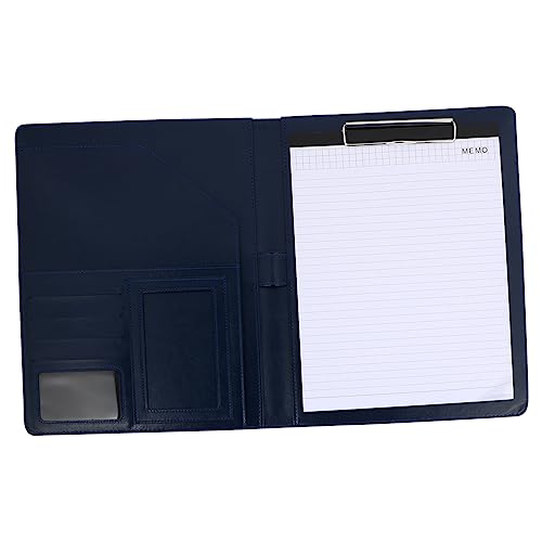 HOMSFOU 1Stück Portfolio Ordner Multifunktionaler Dokumenten Organizer Aus Strapazierfähigem PU Für Büro Schule Und Reisen Karten Und Unterlagen von HOMSFOU