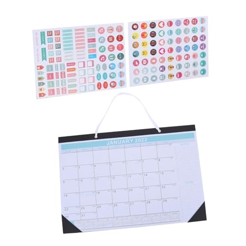 HOMSFOU 1Stück Wandkalender Hängender Kalender mit Notizblock Moderner Stil für Büro und Zuhause Hochwertiges für Wichtige Termine und Dekorativer Hingucker HOMSFOU 1Stück Wandkalender Hängender Kalender mit Notizblock Moderner Stil für Büro und Zuhause Hochwertiges für Wichtige Termine und Dekorativer Hingucker von HOMSFOU