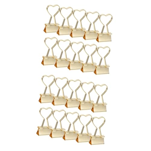 HOMSFOU 2 Sätze Elliot-ordner Bindemittel Clips Mini-bindeklammern Led Büroklammer Verschiedene Papierklammern Mittlere Heftklammern Metall Golden 10 Stück * 2 HOMSFOU 2 Sätze Elliot-ordner Bindemittel Clips Mini-bindeklammern Led Büroklammer Verschiedene Papierklammern Mittlere Heftklammern Metall Golden 10 Stück * 2 von HOMSFOU