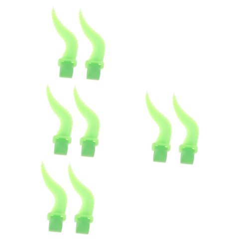 HOMSFOU 2 Sätze Headset -zubehör Cosplay -hörner Dämon Cosplay Hörner Kopfhörer Gaming Headsets Gaming Kopfhörer Accessoire Headset- Headset-Befestigung Kieselgel Green 2 Stück * 2 von HOMSFOU