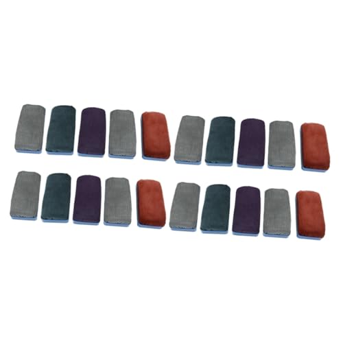 HOMSFOU 2 Sätze Radiergummi Whiteboard Trocken Abwischbar Schild Zeichnung Spitze Magnetisches Whiteboard Schwarze Magnettafel Magnetische Tafel Whiteboard Magnetisch Planke 10 Stück * 2 von HOMSFOU
