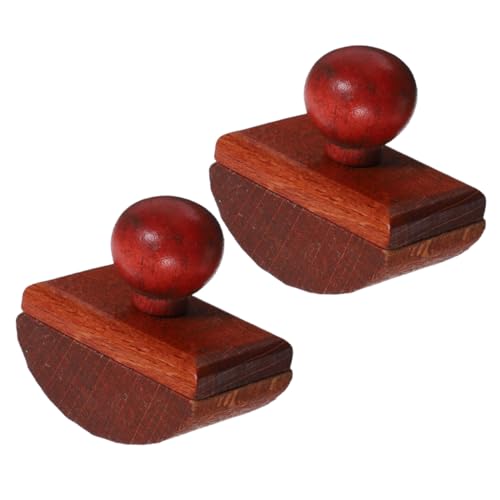 HOMSFOU 2 Stück Füllfederhalter Tinte Holz Rocker Blotter Rocker Blotter Schreibtisch Holz Tinte Blotter Vintage Stil Schreibzubehör von HOMSFOU
