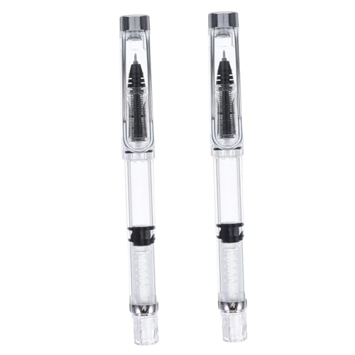 HOMSFOU 2 Stück Gel Stift Füllt Gel-tintenstift Kalligraphie-übungsstift Multipack Glatt Schule Studie Befüllbar Schulstifte Tintenstift Mit Kolbenfüllung Plastik HOMSFOU 2 Stück Gel Stift Füllt Gel-tintenstift Kalligraphie-übungsstift Multipack Glatt Schule Studie Befüllbar Schulstifte Tintenstift Mit Kolbenfüllung Plastik von HOMSFOU