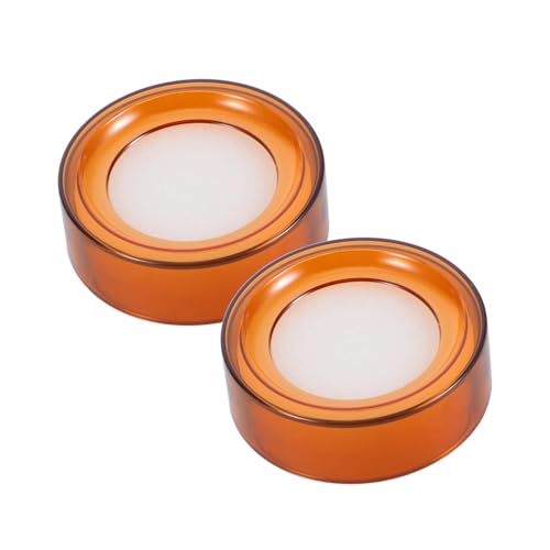 HOMSFOU 2 Stück Geldzählschwamm Werkzeug Schwamm Zum Geldzählen Maltschwämme Fingerbefeuchter Geldzähl-fingerhelfer Fingergriffbefeuchter Fingermalschwamm Orange von HOMSFOU