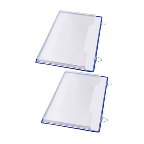 HOMSFOU 2 Stück Hängende Dokumententasche Tapeten-Organizer Aktentasche zum Aufhängen an der Wand Aktenhalter für die Wandtasche Wanddateiorganisator Handlungenhalter Plastik Blau HOMSFOU 2 Stück Hängende Dokumententasche Tapeten-Organizer Aktentasche zum Aufhängen an der Wand Aktenhalter für die Wandtasche Wanddateiorganisator Handlungenhalter Plastik Blau von HOMSFOU