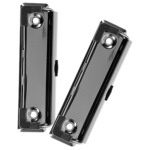 HOMSFOU 2 Stück Heftklammern Groß Klemmbretter Schreibwaren Zwischenablage Büroklammern Planke Clips Clips Reißbrett-clips Schlüssel Schwer Clips Für Bretter Metall Black HOMSFOU 2 Stück Heftklammern Groß Klemmbretter Schreibwaren Zwischenablage Büroklammern Planke Clips Clips Reißbrett-clips Schlüssel Schwer Clips Für Bretter Metall Black von HOMSFOU