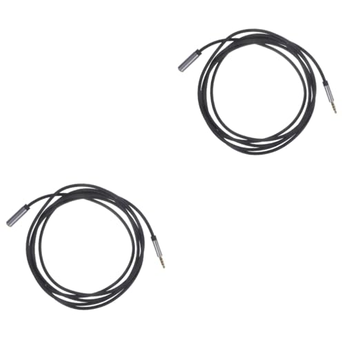 HOMSFOU 2 Stück Kopfhörer-Verlängerungskabel verlängerungskabel für kopfhörer headset verlängerungskabel Stirnband Mikrofon Audio-Verlängerungskabel 3,5-mm-Audiokabel (Stecker auf Buchse). von HOMSFOU